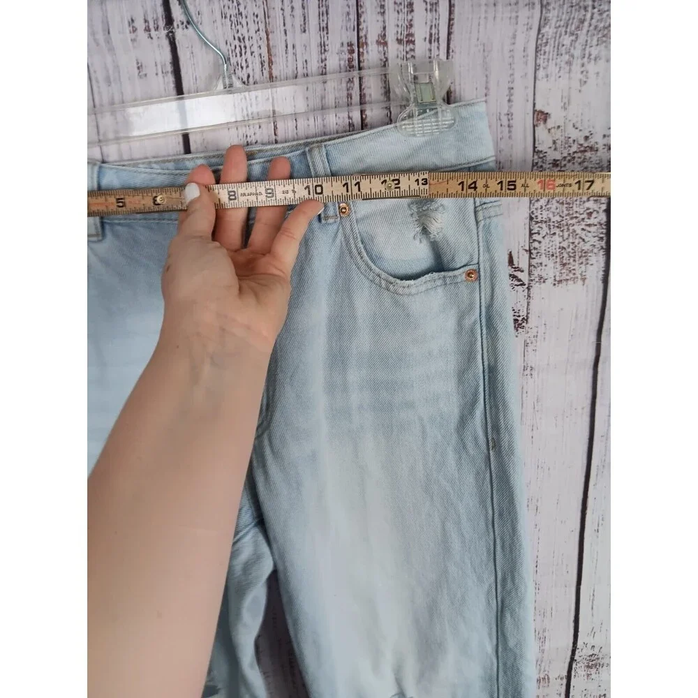 GARAGE 10008363107J 90's Straight Jeans Women's Size 3 Light Blue